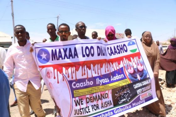 Baaq ku saasan tacadigii ka dhacay kaalkacayo oo loo gaysatay caasha ilyaas Aadan